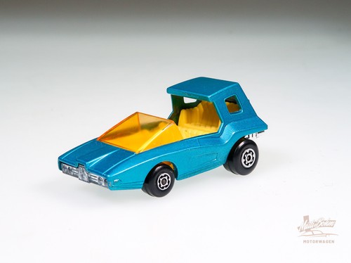 Matchbox Superfast No. 37 Soopa Coopa blue unpainted base vintage diecast rare