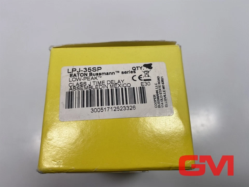 Vpe 8x Cooper X Bussmann Fusibles LPJ-35SP Fuse 600V 35A Low-Peak Eaton - Imagen 2 de 4