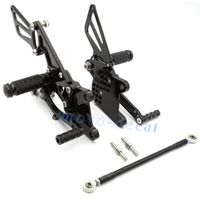 CNC Rearset Footrest Foot Pegs Pedals Shifter For 2006-2010 Ninja ZX10R ZX1000E (For: Kawasaki Ninja ZX10R)