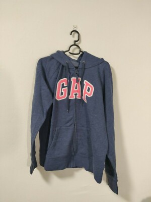 Gap Blue Sweater Pink Logo Girl