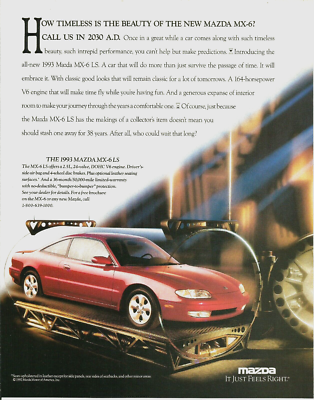 1993 Mazda MX-6 LS Red Sports Car Timeless Call Us In 2030 A.D.