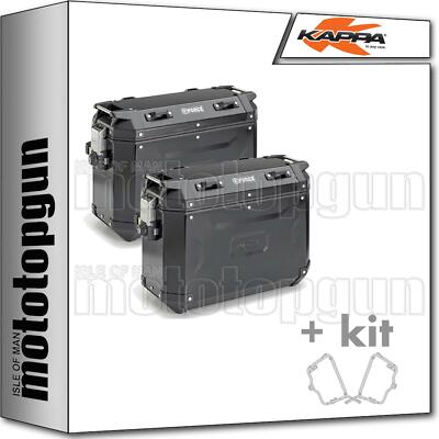 Kappa Coppia Valigie Laterali In Alluminio - Modello KVC35PACK2 - Dimensioni 40x30x30 Cm
