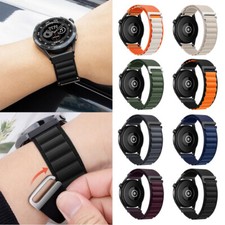 Elastic Nylon Watch Sport Band Strap for Garmin Vivoactive 245/645/955/55 .