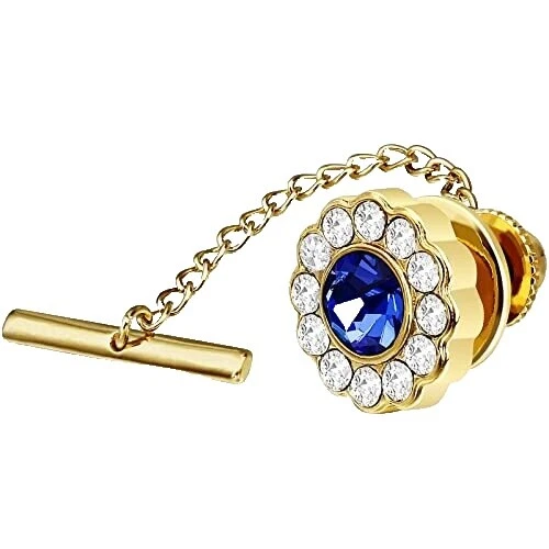 Corbata Oro Amarillo Perla Broches y tachuelas para hombres