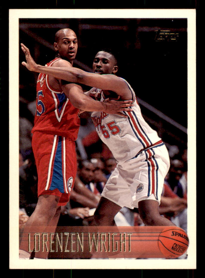 1996-97  Topps  #142 Lorenzen Wright Los Angeles Clippers RC