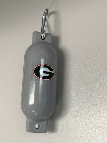 NWOT University of Georgia Bulldogs UGA Large Buoy Key Chain Float with G Logo