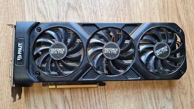 Palit NVIDIA GeForce GTX 770 2GB GPU Grafikkarte (hdmi + DP + DVi-i + DVi-D