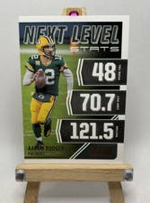 AARON RODGERS 2021 Panini Score Next Level Stats #NL4 Green Bay Packers