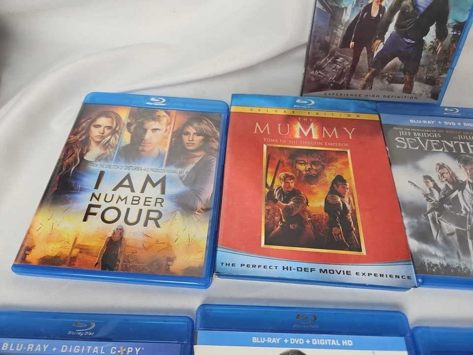 Lot Of 9 Action Adventure Blu-ray Movies Expendables 1 2 Mummy 7th Son #MC1 Foto 3 de 4