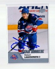 OSKARI LAAKSONEN autographed SIGNED '20/21 Upper Deck AHL card BUFFALO SABRES
