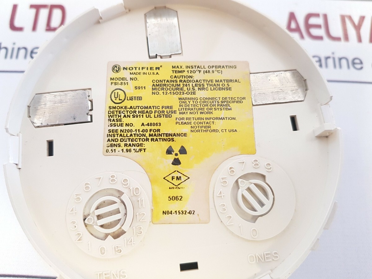 Notifier FST-851 User Manual 2 pages