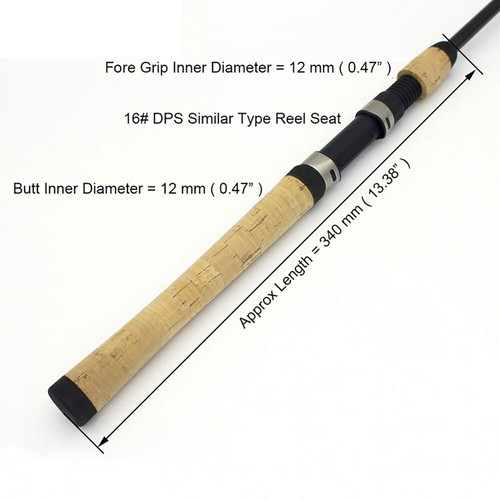 Fishing Rod Building Repair Composite Cork Handle Grip and Reel Seat Kit ++ - Afbeelding 7 van 33