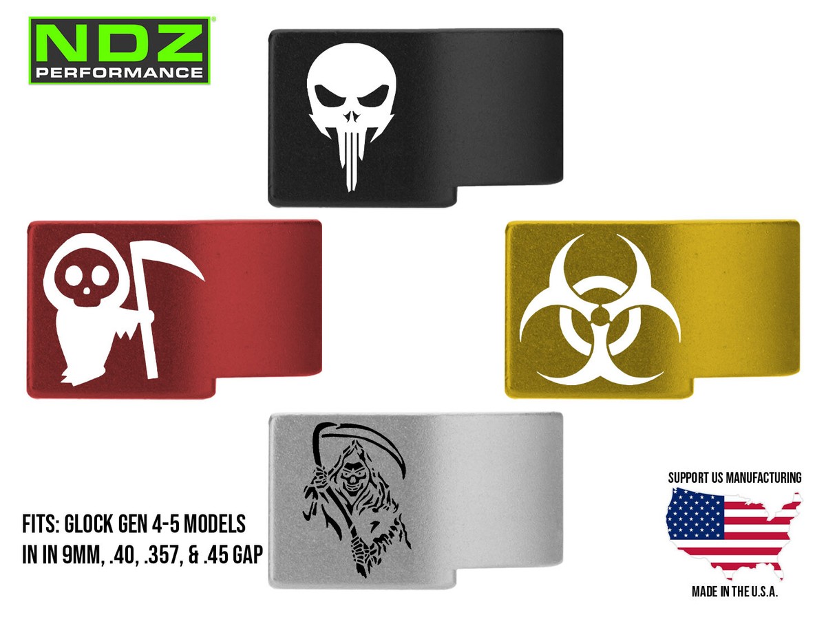 for Glock 17 19 Gen 4-5 Magazine Release Extended Stock Plus