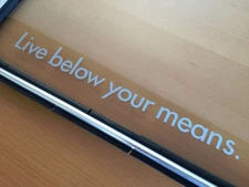 Vintage VW Ad Headline decals; retro volkswagen advertisement sticker Beetle bus