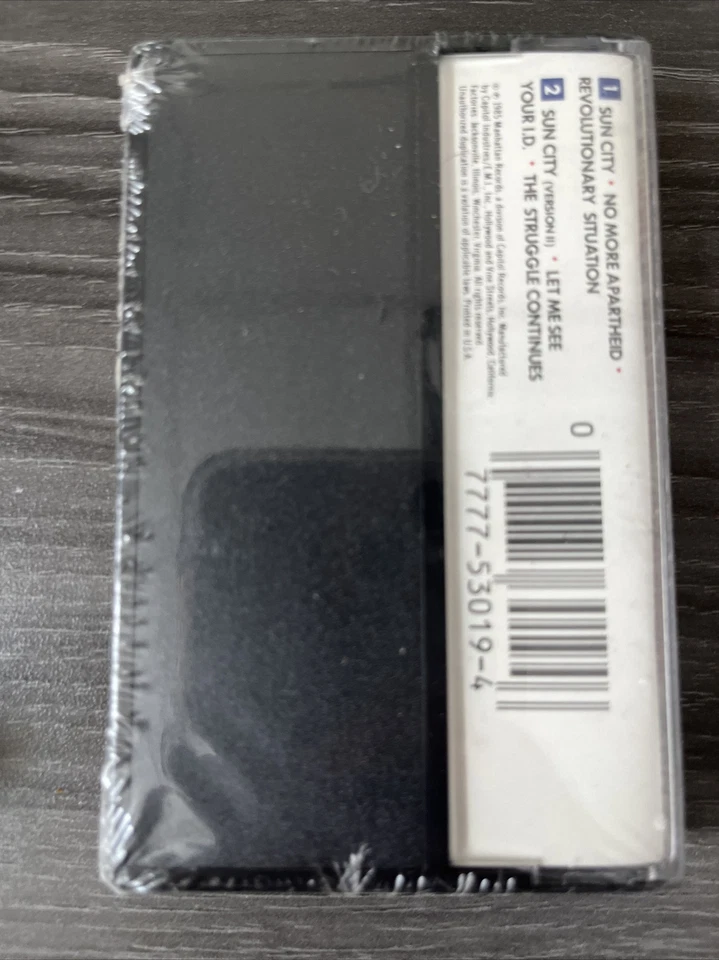 SEALED SUN CITY Artists United Against Apartheid Joey Ramone Miles Davis Cassett - Image 3 of 3