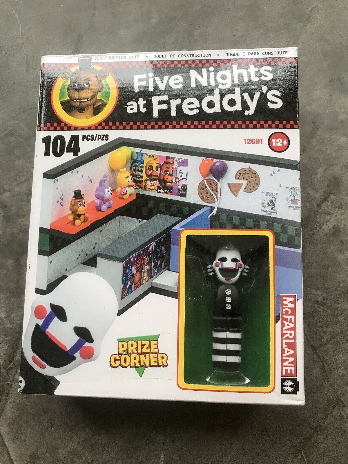 McFarlane Five Nights At Freddys PRIZE CORNER 104 pc Construction Set 12691  | eBay