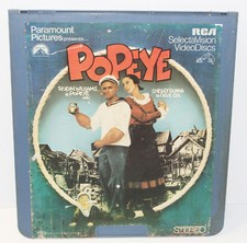 VideoDisc CED Disc- Popeye 1982 Robin Williams S Duvall Comedy Paramount RCA