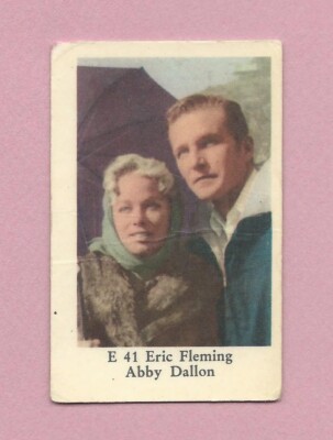 1962 Dutch Gum E #41 Eric Fleming - Abby Dalton