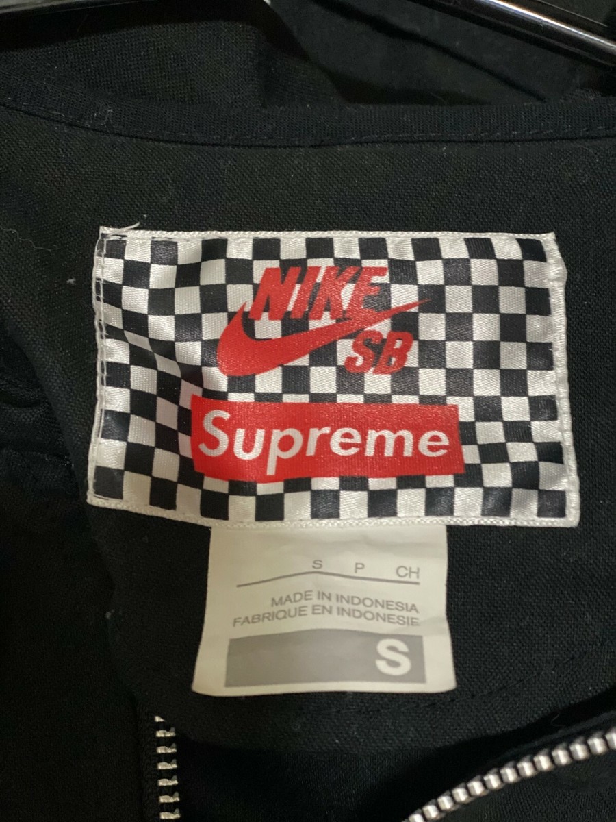 ⭐︎激レア⭐︎Nike SB Supreme コラボ ジャケット M ブラック Supreme Nike SB Jacket 