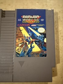 Bionic Commando (NES, 1988) Cleaned Tested Working Authentic Video Game