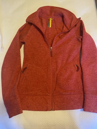 Lole Zip Up Pink Fleece Jacket Womens 