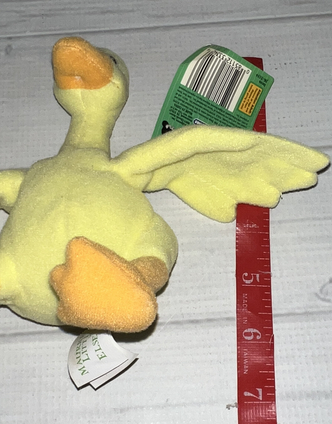 Maurice Sendak Little Bear Duck Small Bean Bag Plush Stuffed Bird RARE HTF