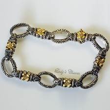   HE Barbara Bixby Diamond Flower Link Magnet...