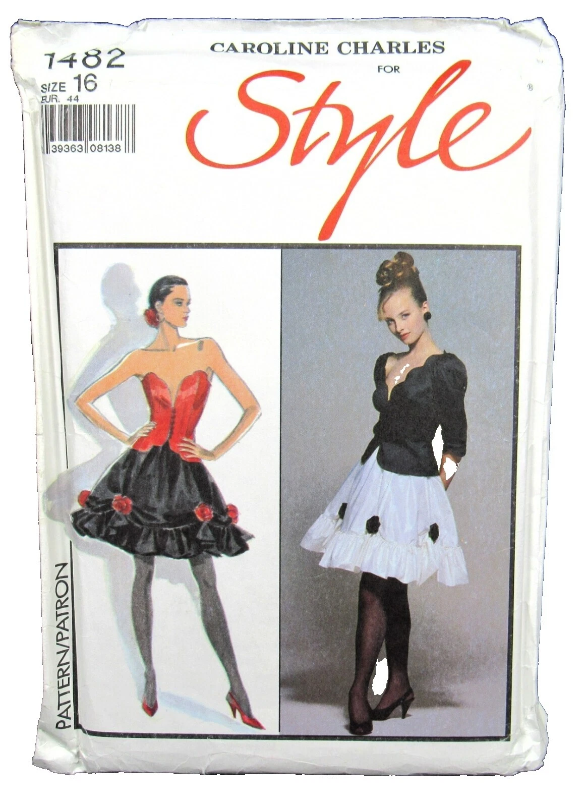 Moldes de Costura do traje Style Fêmea