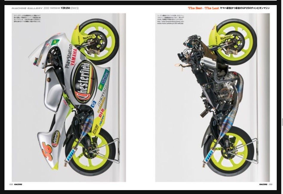 【R&Y】【2点まとめ】 RACERS Vol.74 2000 Chesterfield Yamaha Tech3 YZR250 | eBay
