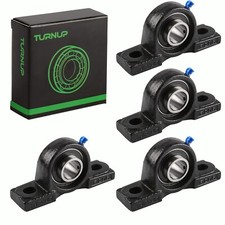 Qty.4 USA UCP207-20 Pillow Block Bearing 1-1/4" Bore 2 Bolt Solid Base