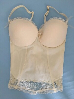 Valisere NEW Cream corset sexy Lace hot lingerie padded cup
