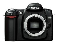 Nikon D50 6.1 MP Digital SLR Camera - Silver (Body Only) for sale 