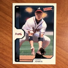 Upper Deck Victory 2002 Chipper Jones #250 Atlanta Braves Baseball Card