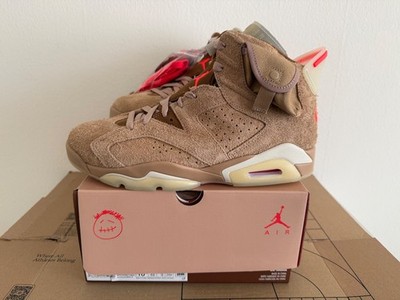 Jordan 6 x Travis Scott British Khaki US10/EU44 [NEU]