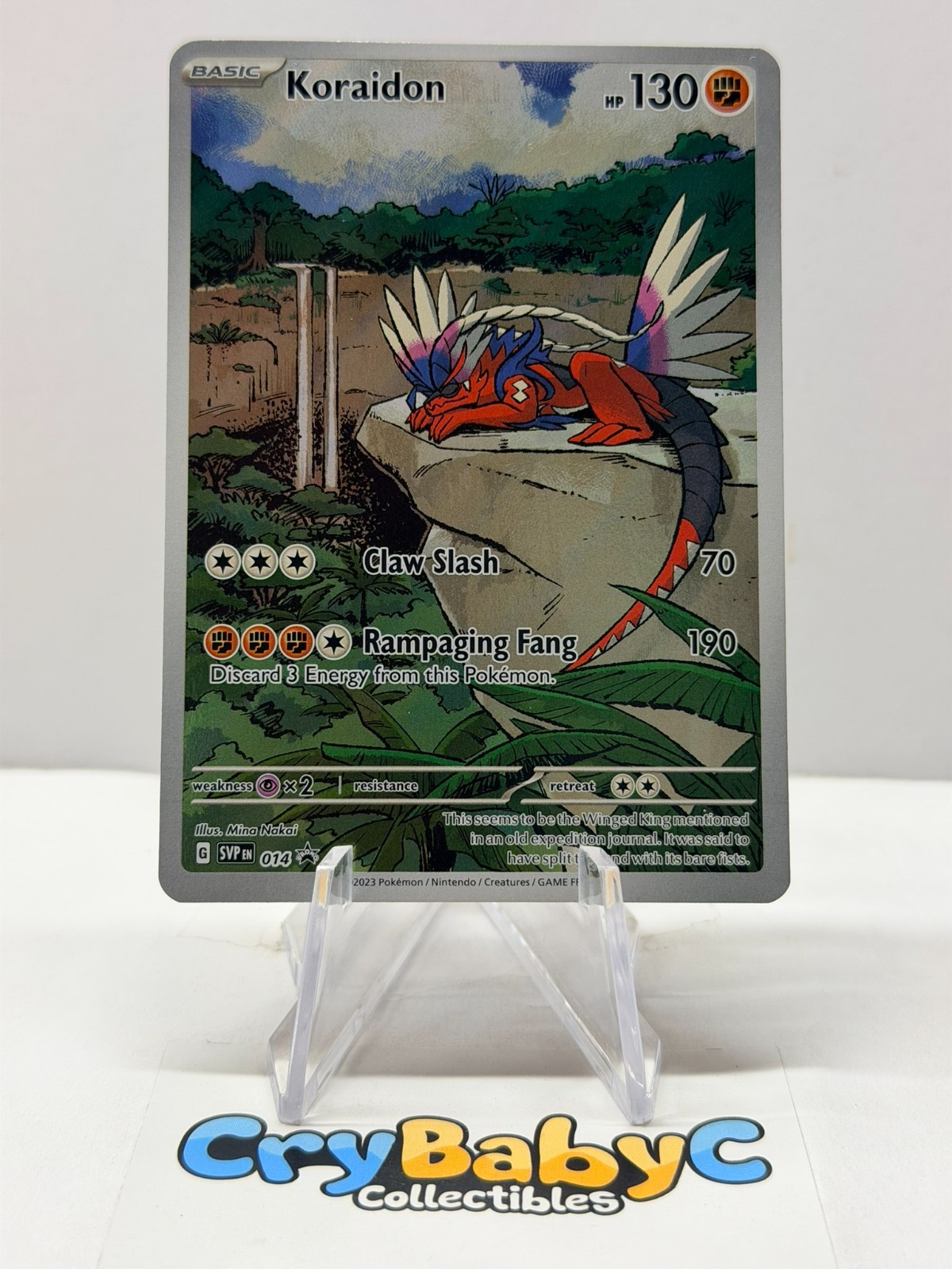 Pokemon Koraidon SVP014 Scarlet & Violet Black Star Promo