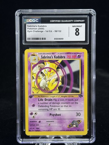 Sabrina's Kadabra (1st Edition) graded CGC 8 for sale on eBay