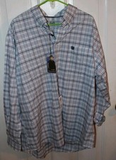 Cinch Men's Tencel Classic Fit Button-Down Western Shirt, style MTW1105733 Sz L