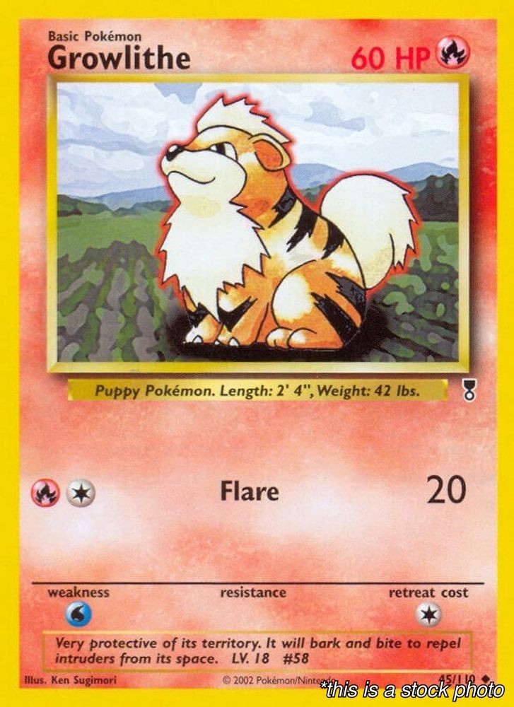 Growlithe - 045/110 - Legendary Collection - LP