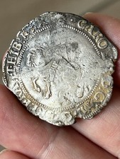 Charles I Half Crown Sun Tower Mint 1645-6