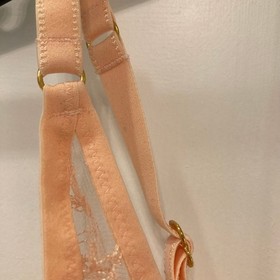 Agent Provocateur Zadi peach pink nude lace bra 36DD