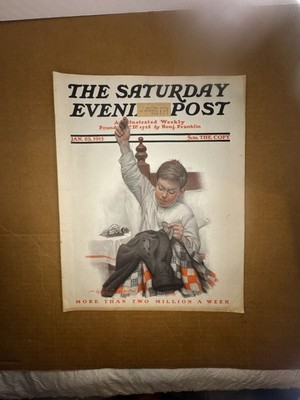 Vintage The Saturday Evening Post Magazine January 23 1915