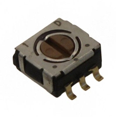Pack of 4  CS-4-13NTB  Switch Rotary Dip SP3T 0.1A 16V, RoHs