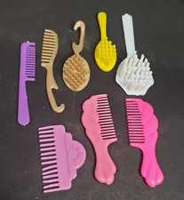 Fashion Doll Plastic Combs Brushes Vintage Toys