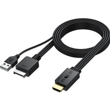 PS1, PS2 HDMI Konverter, AV zu HDMI, 4:3/16:9, 1080P, Plug & Play