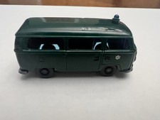 Vintage Wiking Plastic Model Green Vw Volkswagen Polizei Van Made In Germany