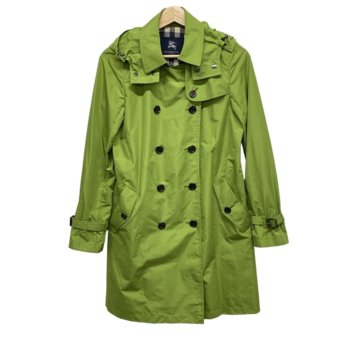 Auth Burberry LONDON - Green Women's Coat