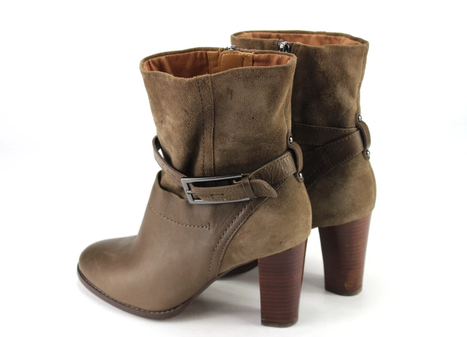 Clarks Gr.37 Uk.4 Damen Stiefel Stiefeletten Boots Leder Braun  TOP  L 500 - Bild 3 von 4
