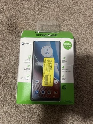 Cricket Wireless Motorola Moto G Stylus 2023 6.5''HD/50Mp/128GB/4GB Blue Phone