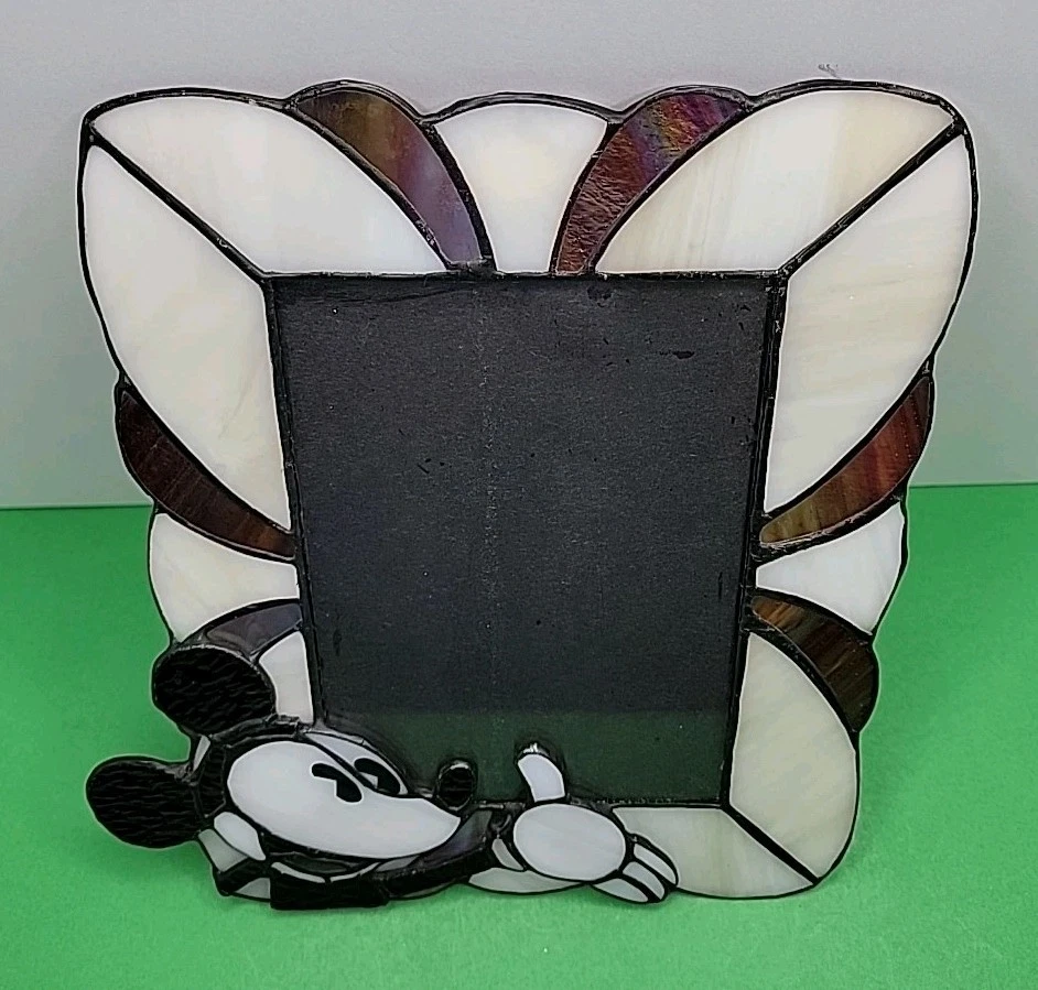 Marco de fotos de vitral de Mickey Mouse de Disney para foto de 5” X 7” Foto 3 de 4
