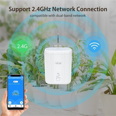 Smart Plant Drip Bewässerung Timer für Tuya WiFi Steuerung USB Wiederaufladbar